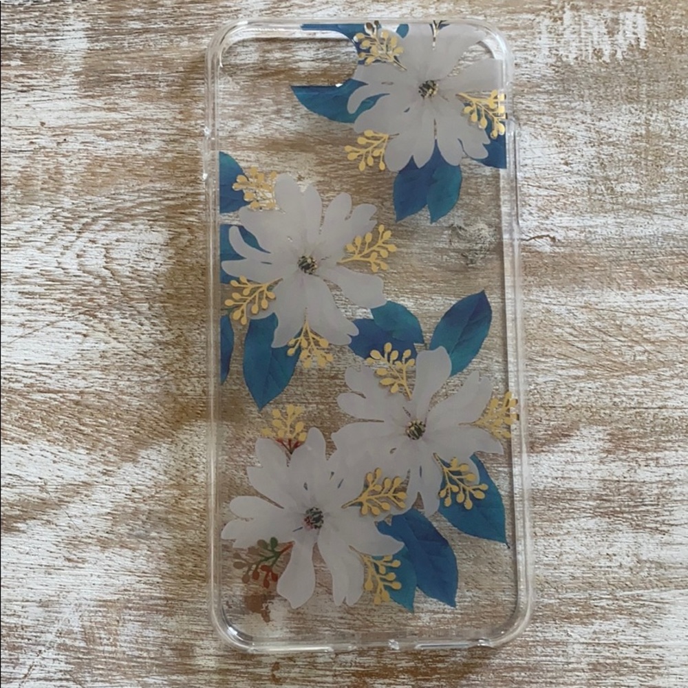 New Teal & Gold Floral iPhone 7 Plus/8 Plus Case